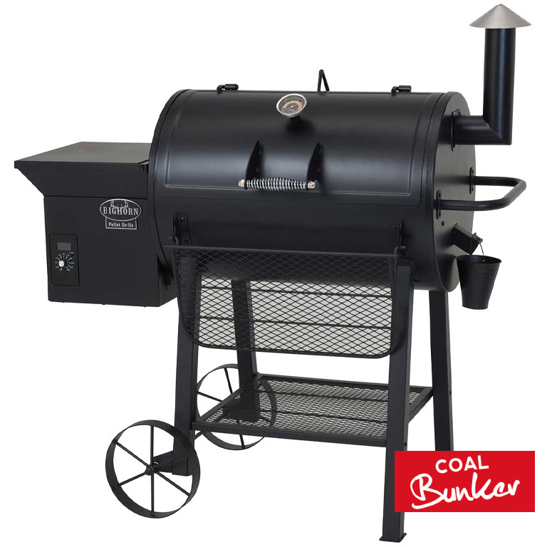 BIG HORN PELLET GRILL BBQ Coal Bunker