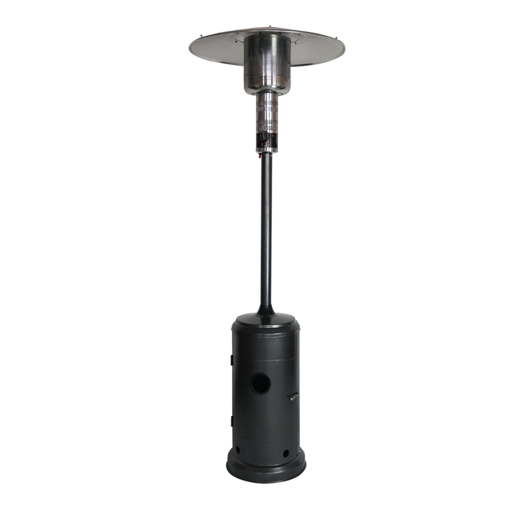 Capri Black Patio Heater 12.5KW with Wheels