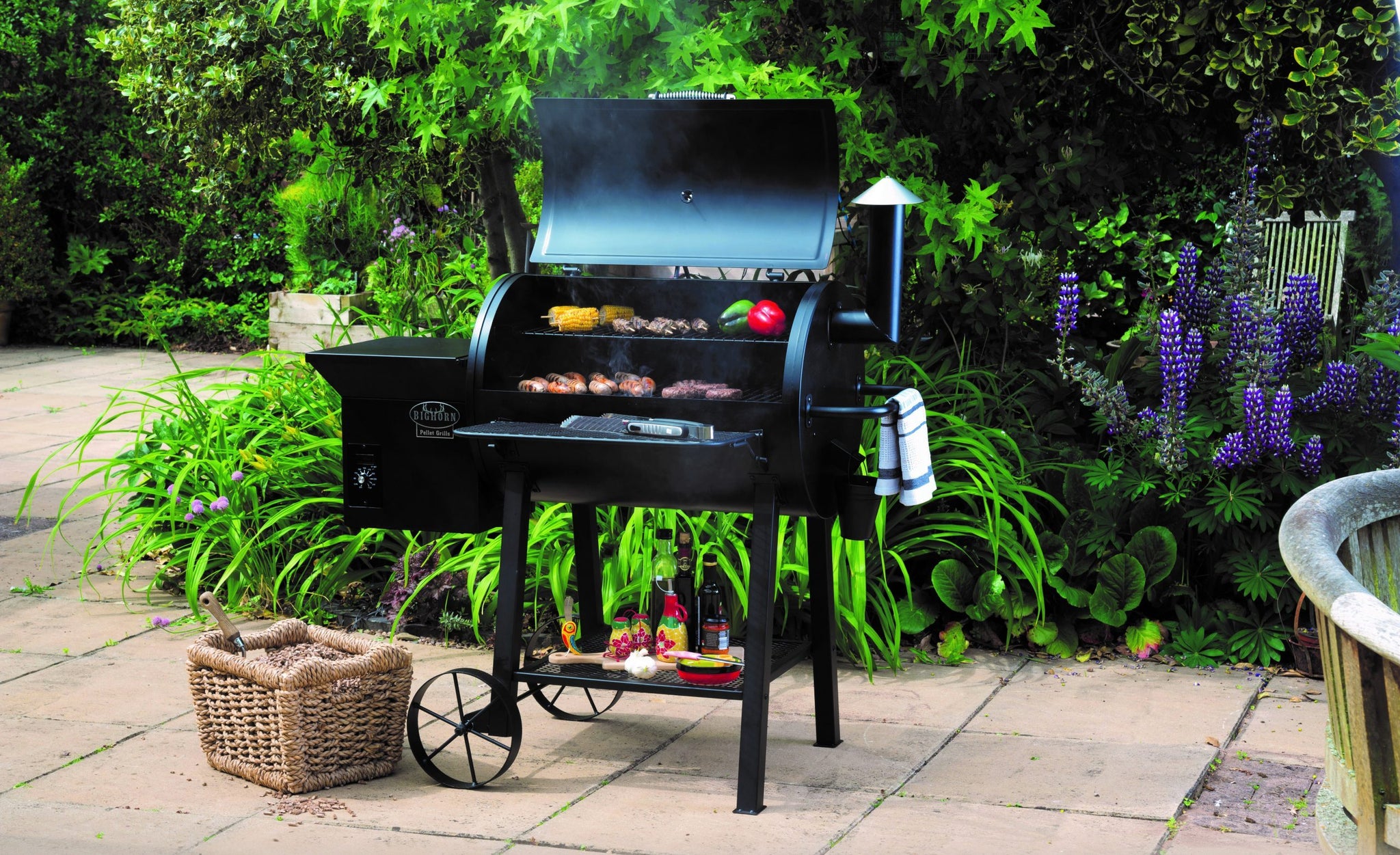 BIG HORN PELLET GRILL BBQ Coal Bunker Dungarvan